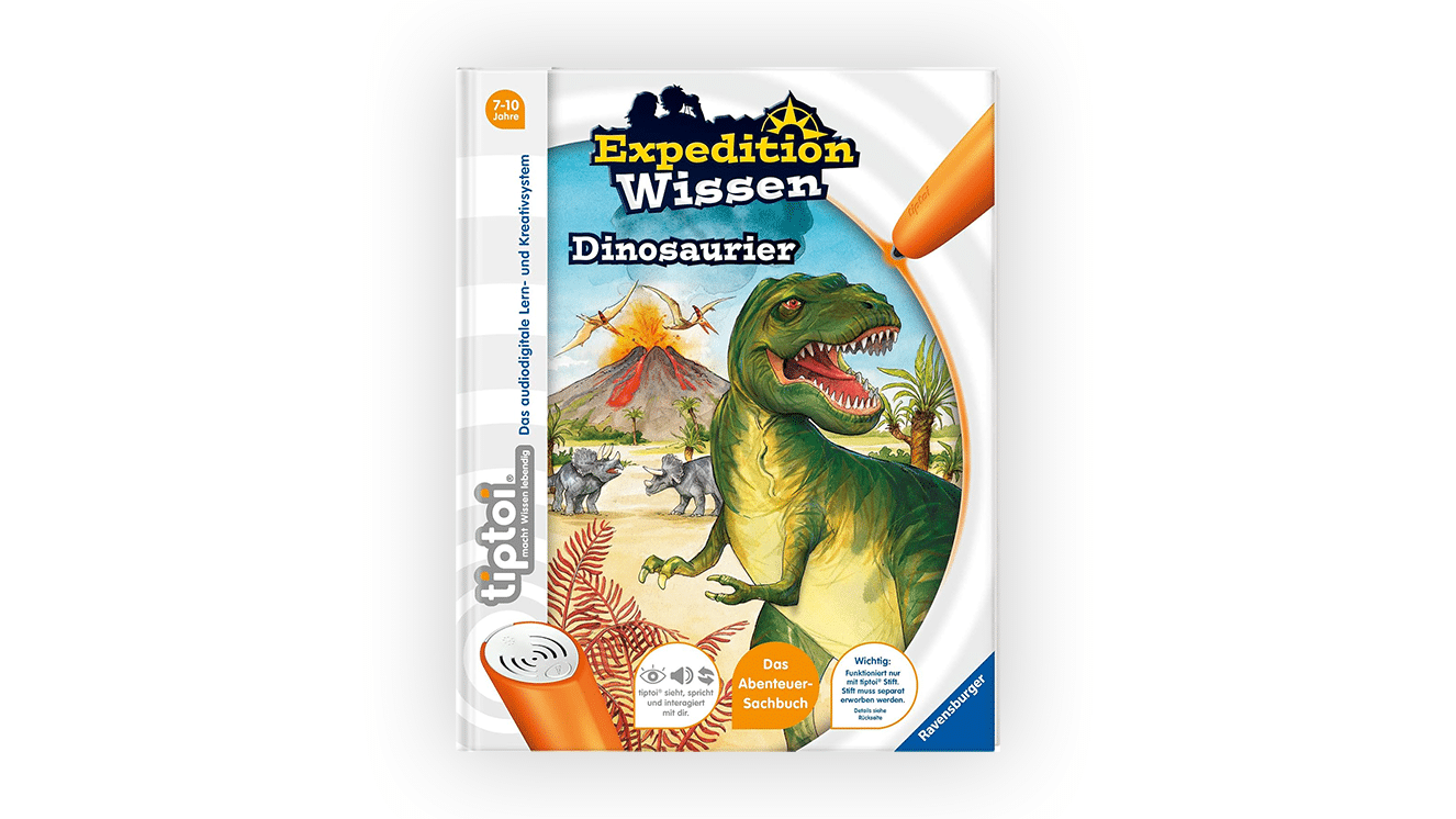 Boekomslag van tiptoi® Expeditie Kennis - Dinosaurussen