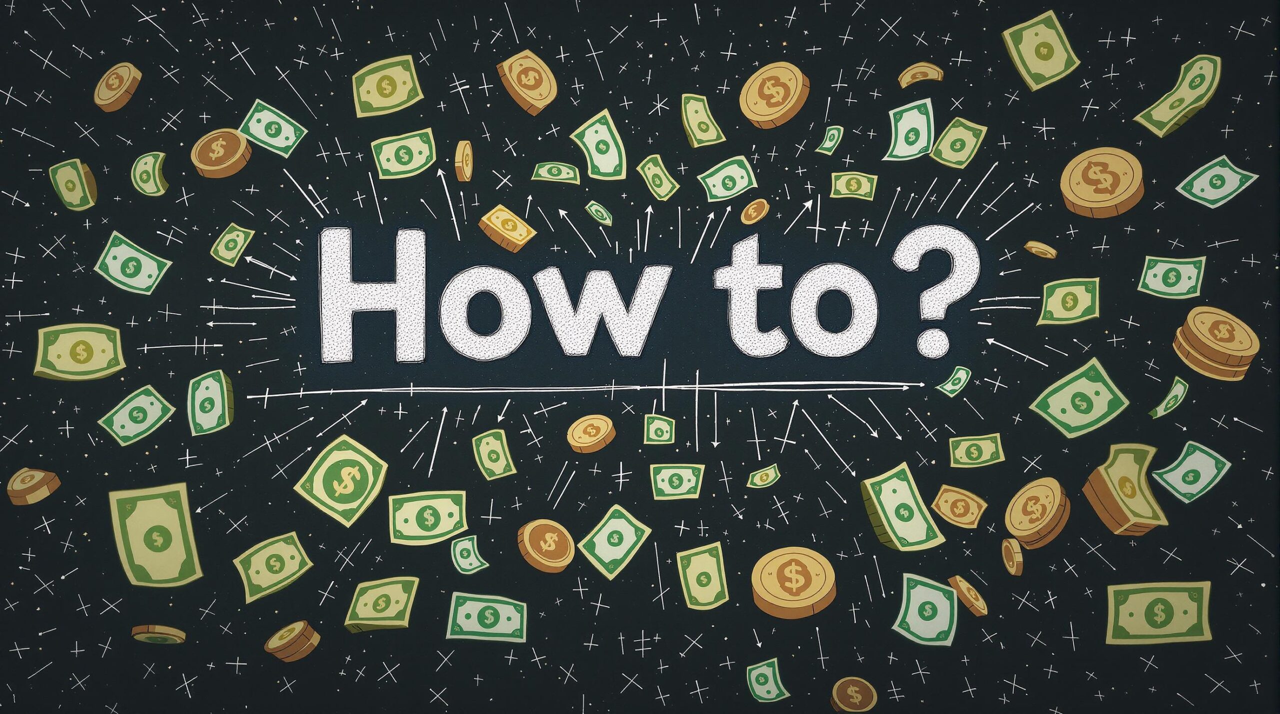 Een illustratie van de Engelse vraag: How to?